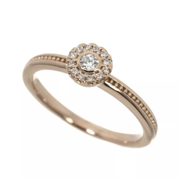 Festaria Diamond 0.066/0.05ct Ring 18K PG 750 Size5.5-5.75(US) 90253399